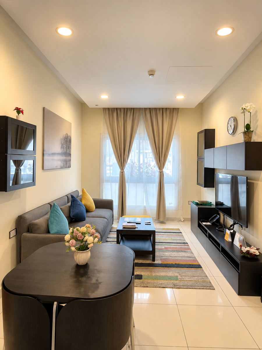 Living and dining area