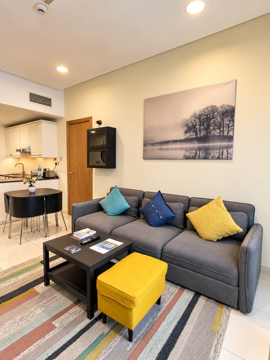Furnished living room